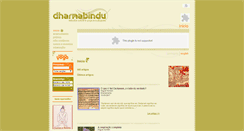 Desktop Screenshot of dharmabindu.com