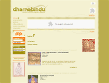 Tablet Screenshot of dharmabindu.com